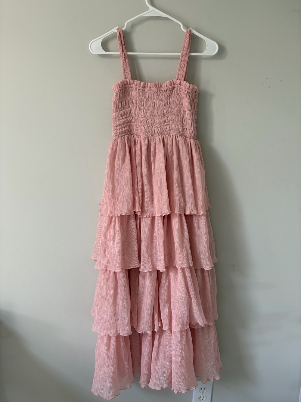 Pink Tiered Ruffle Sundress - Picture 3 of 5